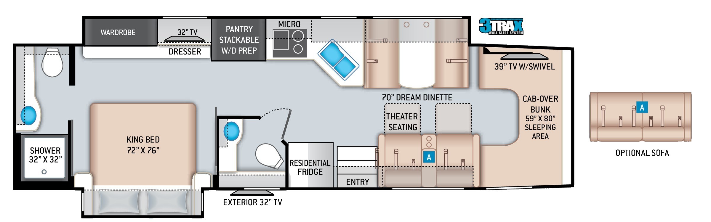 Floor plan of the Thor Magnitude BT36