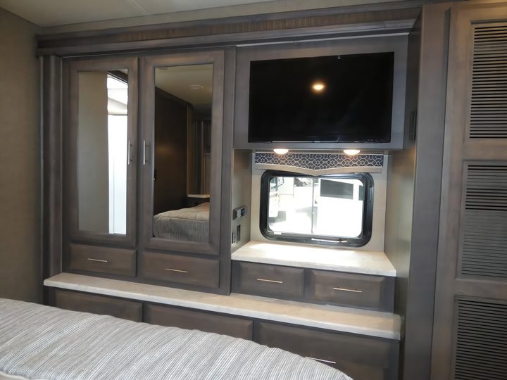 Bedroom dresser and TV